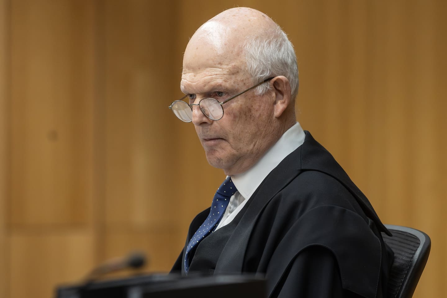 Justice Cameron Mander. Photo / Pool, Iain McGregor, The Press