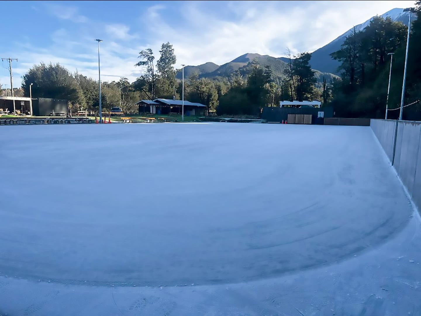 Staveley Ice skating rink in Mid Canterbury.