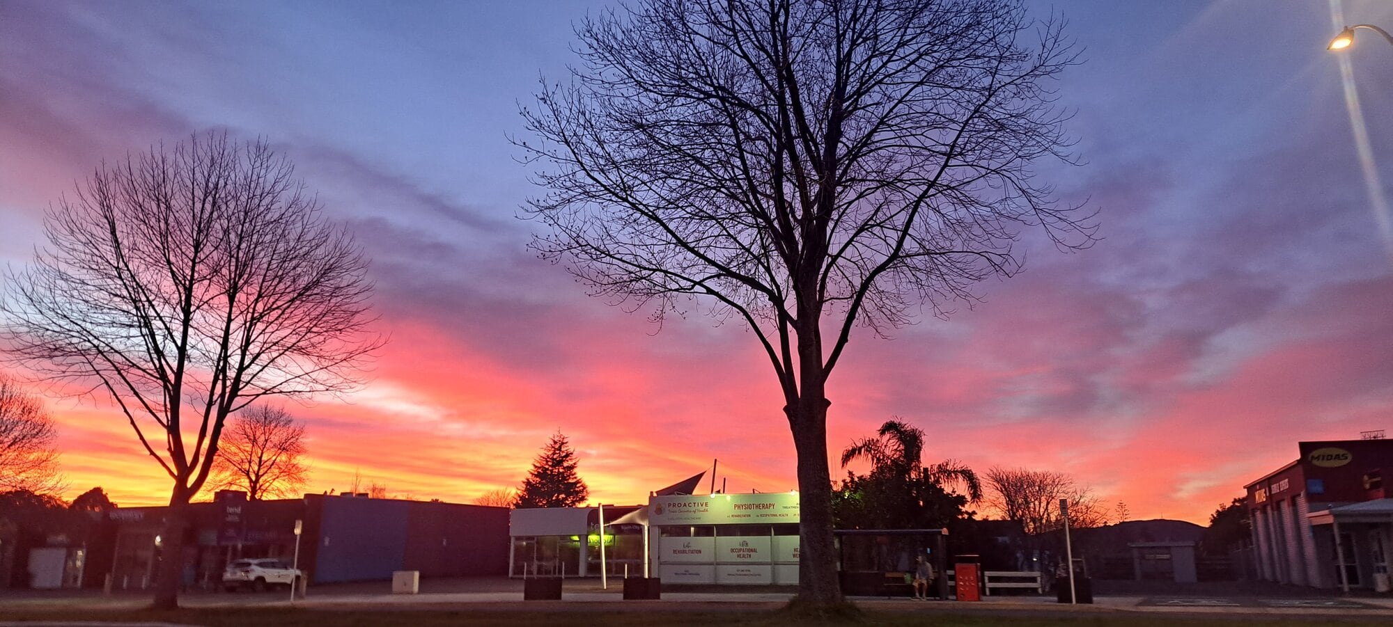  The sunrise in Tauranga this morning. Photo / Sandra Conchie