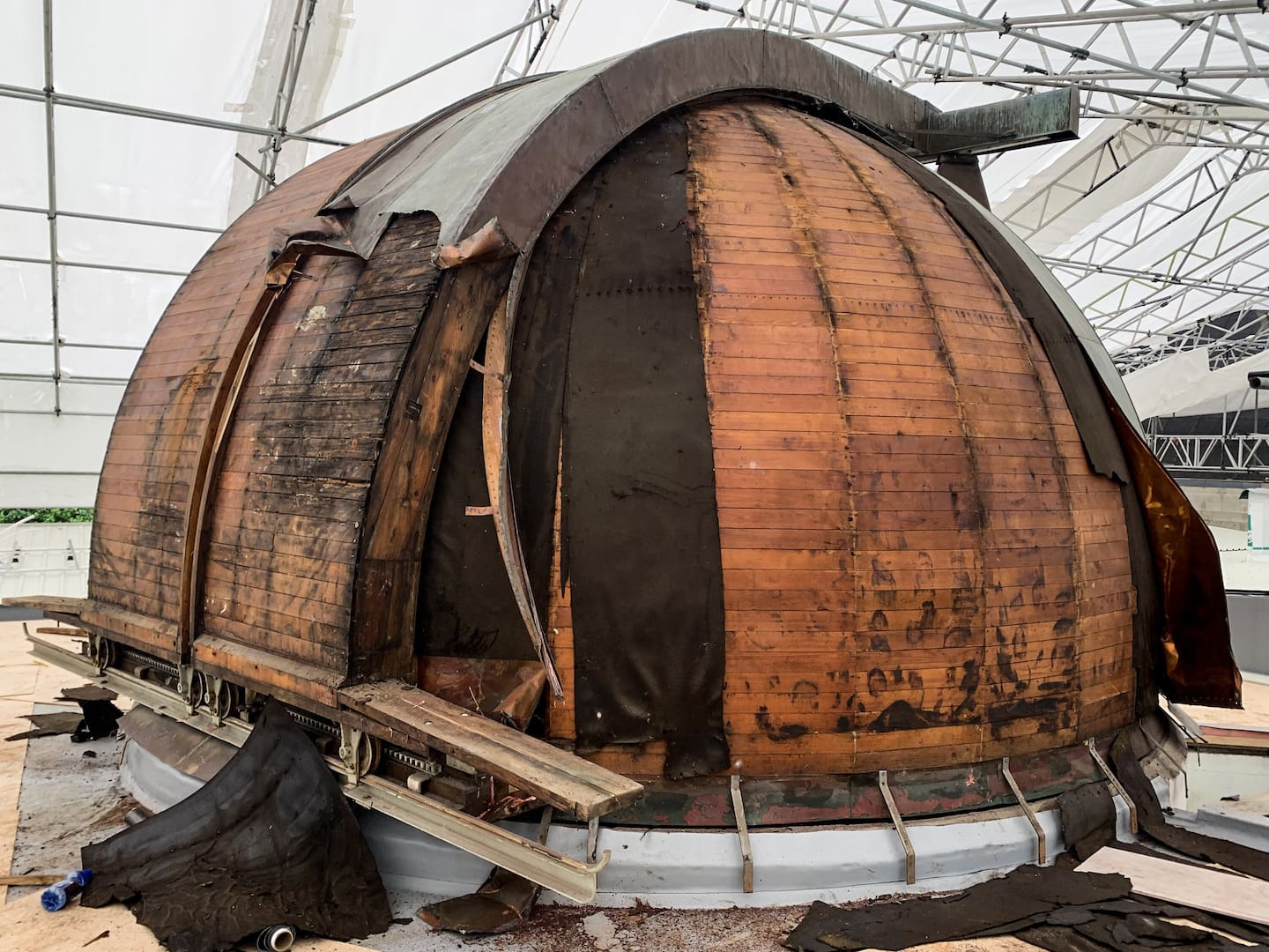 Additional damage to the roof has cost an astronomical amount to fix