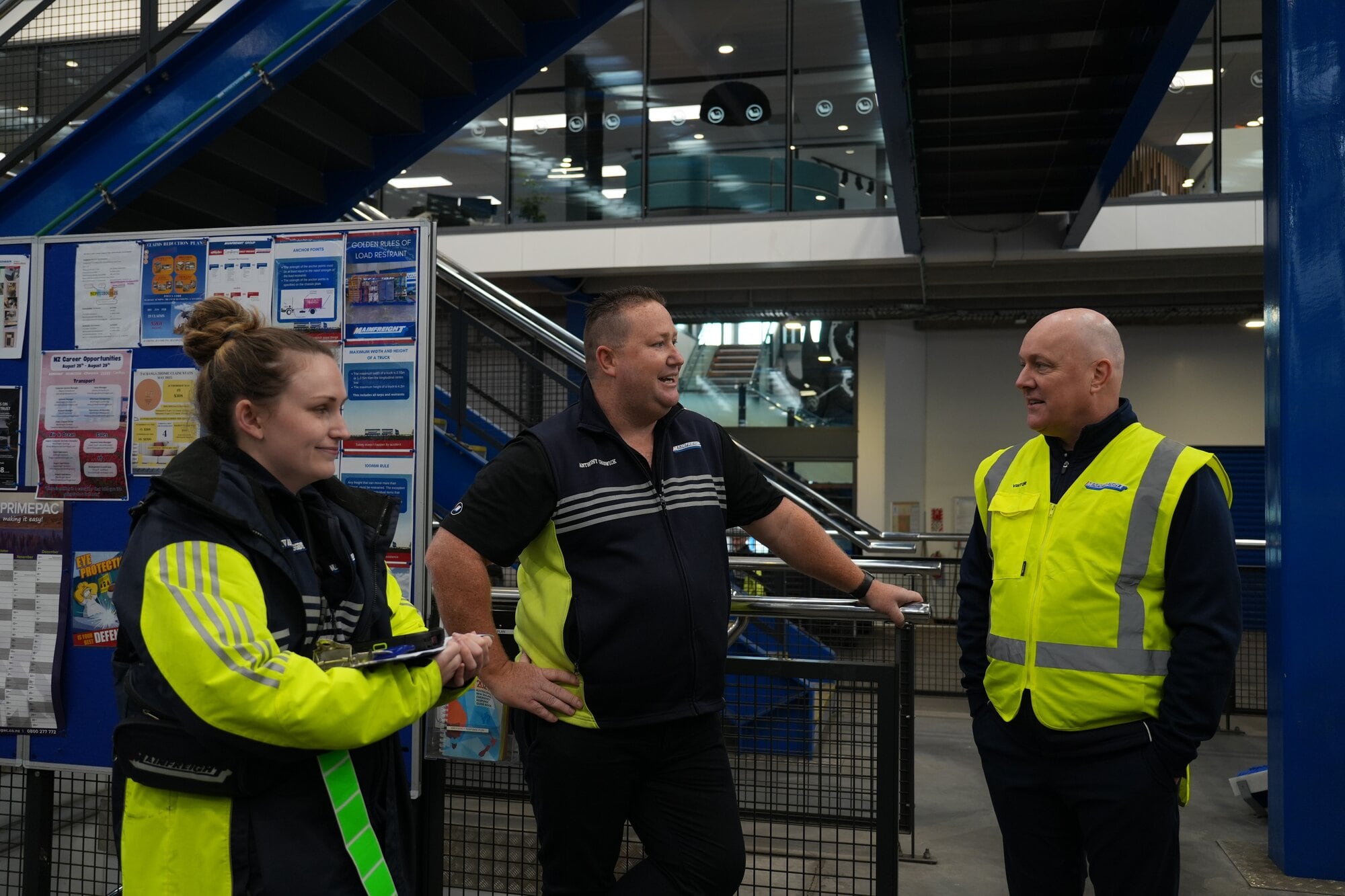 Prime Minister Christopher Luxon tours Mainfreight Tauranga after the announcement of Ikea's distribution partnership with Mainfreight and NZ Post. Photo / Bijou Johnson