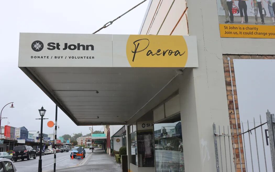 St John has a retail store in Paeroa, selling second-hand goods. Photo / RNZ