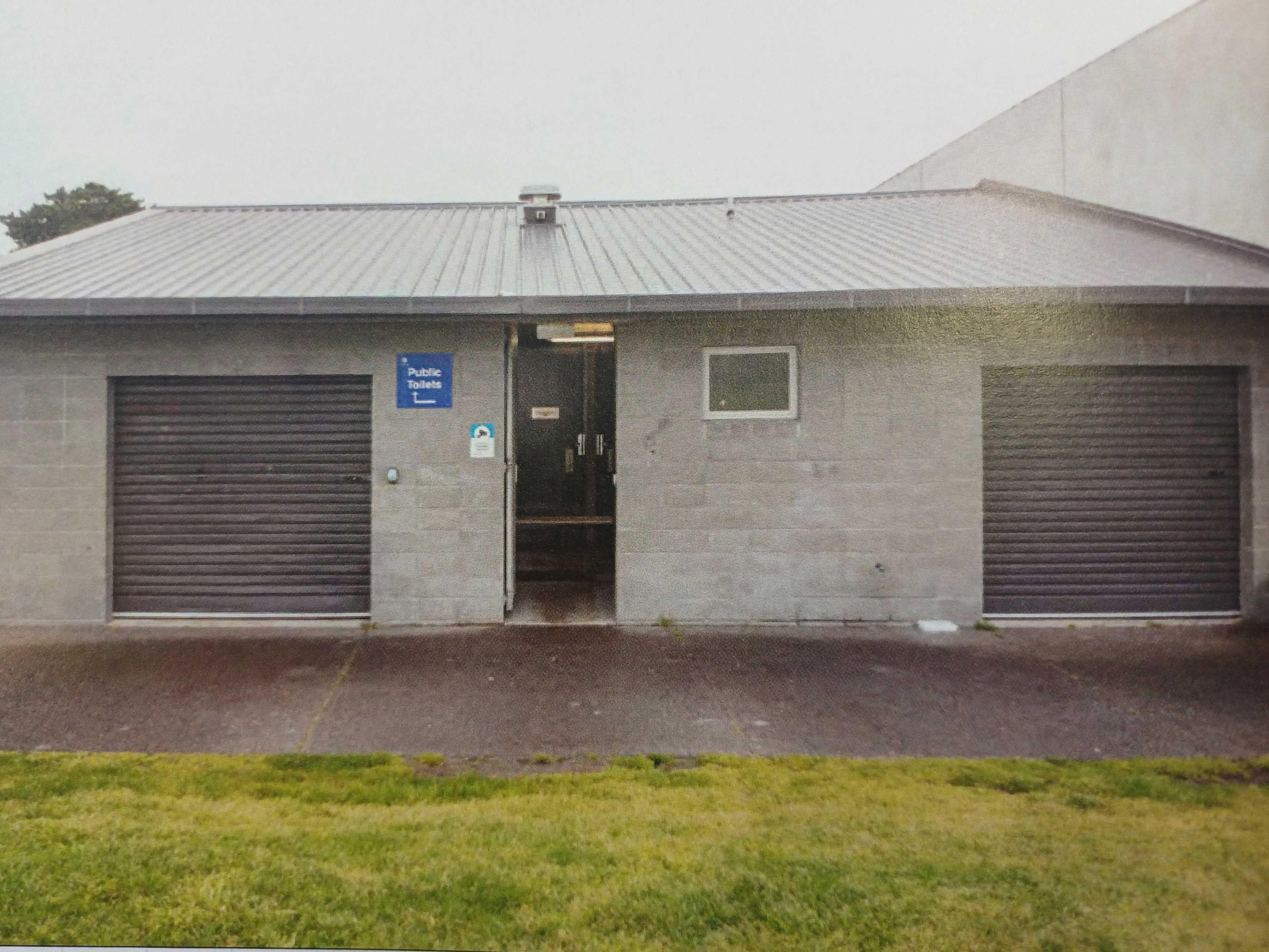 The Arataki Community Centre public changing rooms where a 16-year-old was raped by Raveen Saily. Photo / Hannah Bartlett