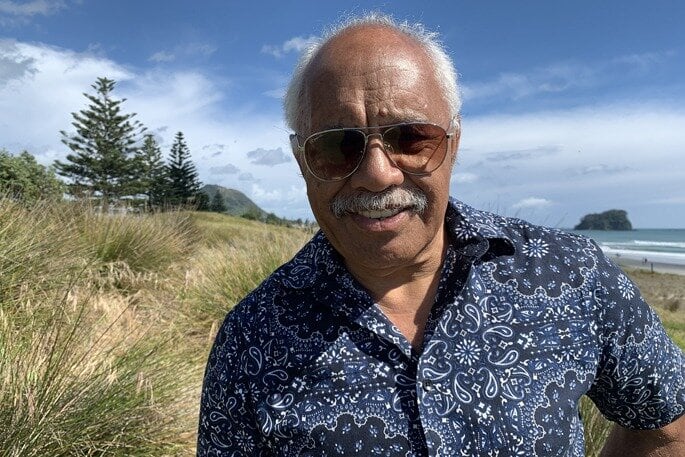 Buddy Mikaere has raised hundreds of dollars for Tauranga's Women's Refuge. Photo / Rosalie Liddle Crawford