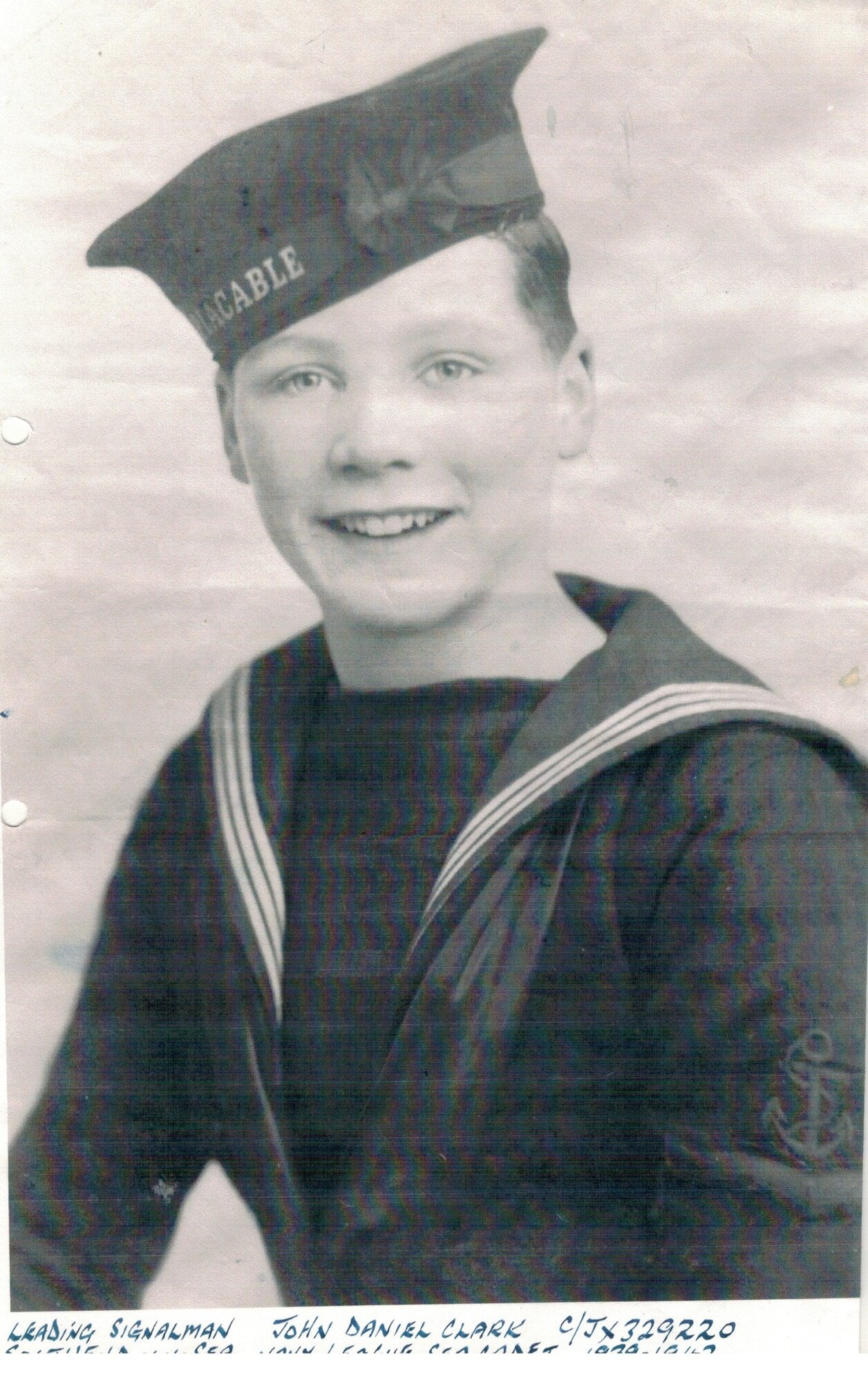  John Clark honed his morse skills as a sea cadet. Photo / Supplied