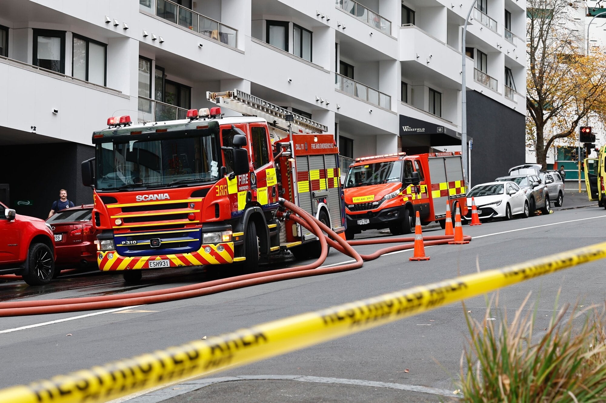 Central Auckland fire: 16th-floor on property under construction - NZ Herald