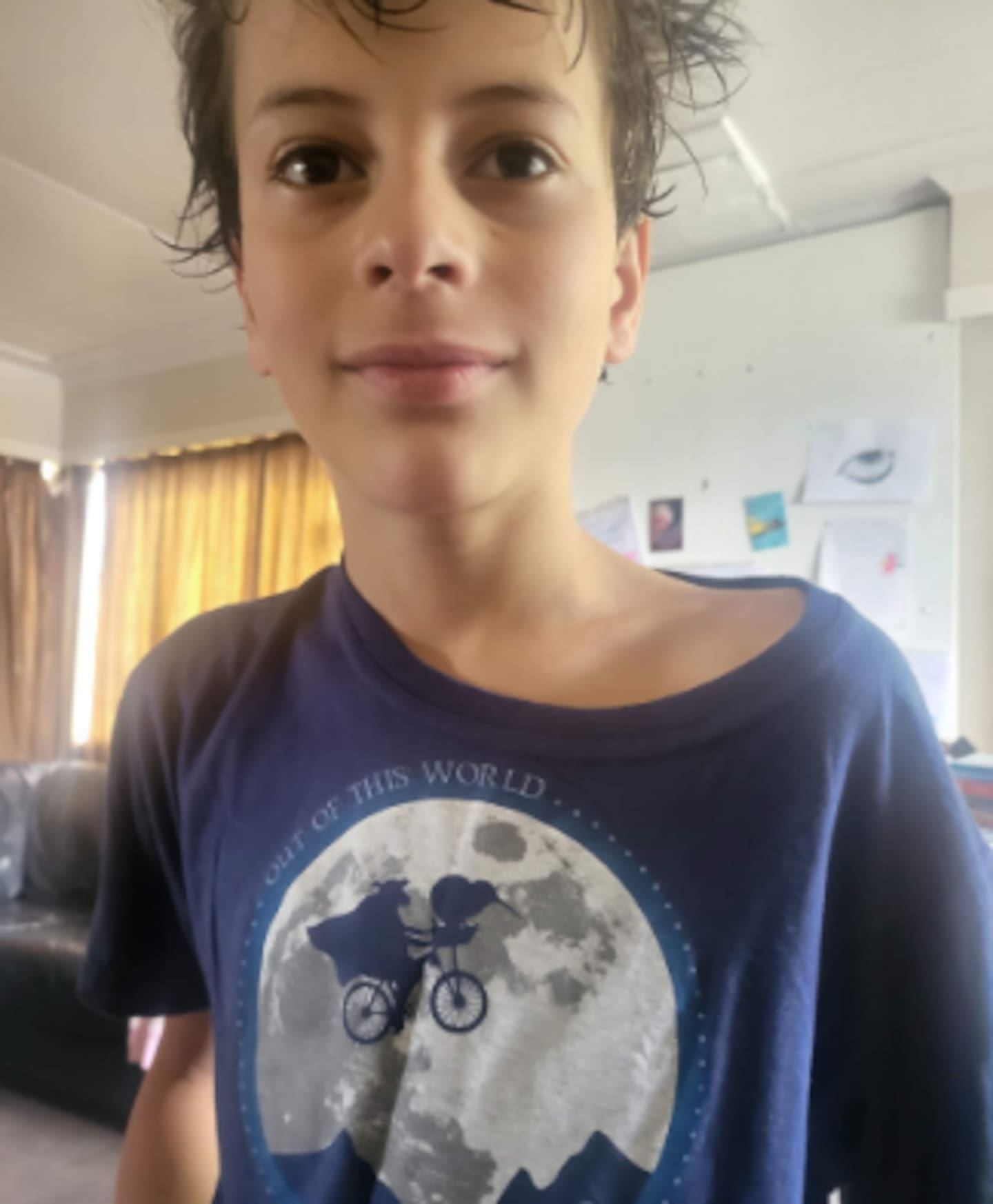 Kelly Kerr, 11, died in the fire with his mum - also named Kelly.