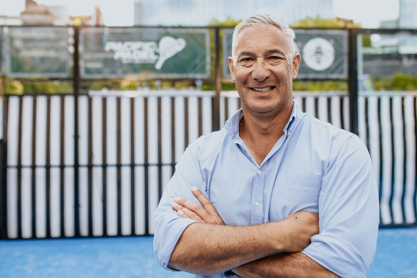 Julian Brown, Pacific Padel founder. Photo / Tim Marshall
