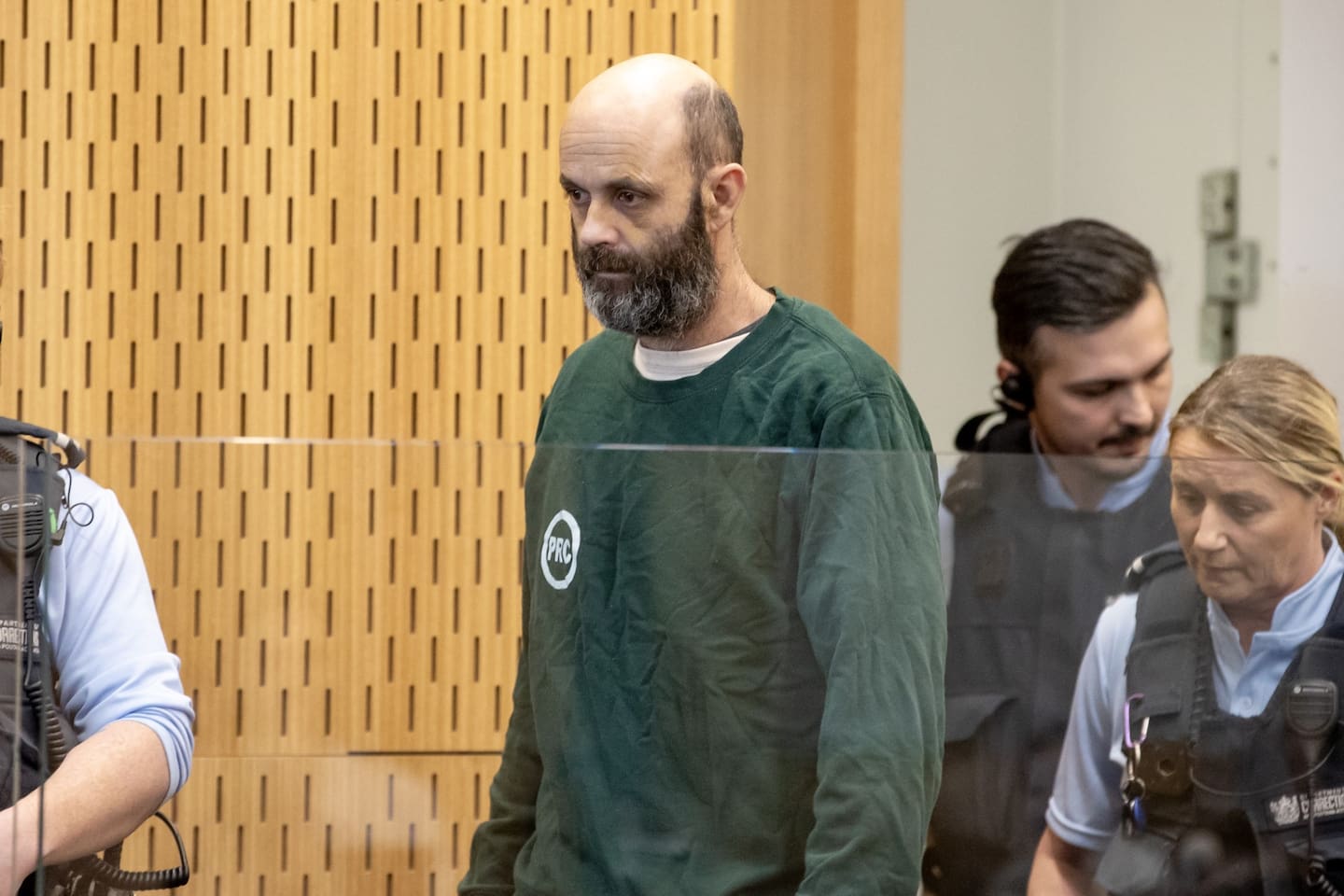 David Hawken appeared for sentence in the High Court at Christchurch on April 19 for the murder of Angela Blackmoore. Photo / POOL / Ian McGregor