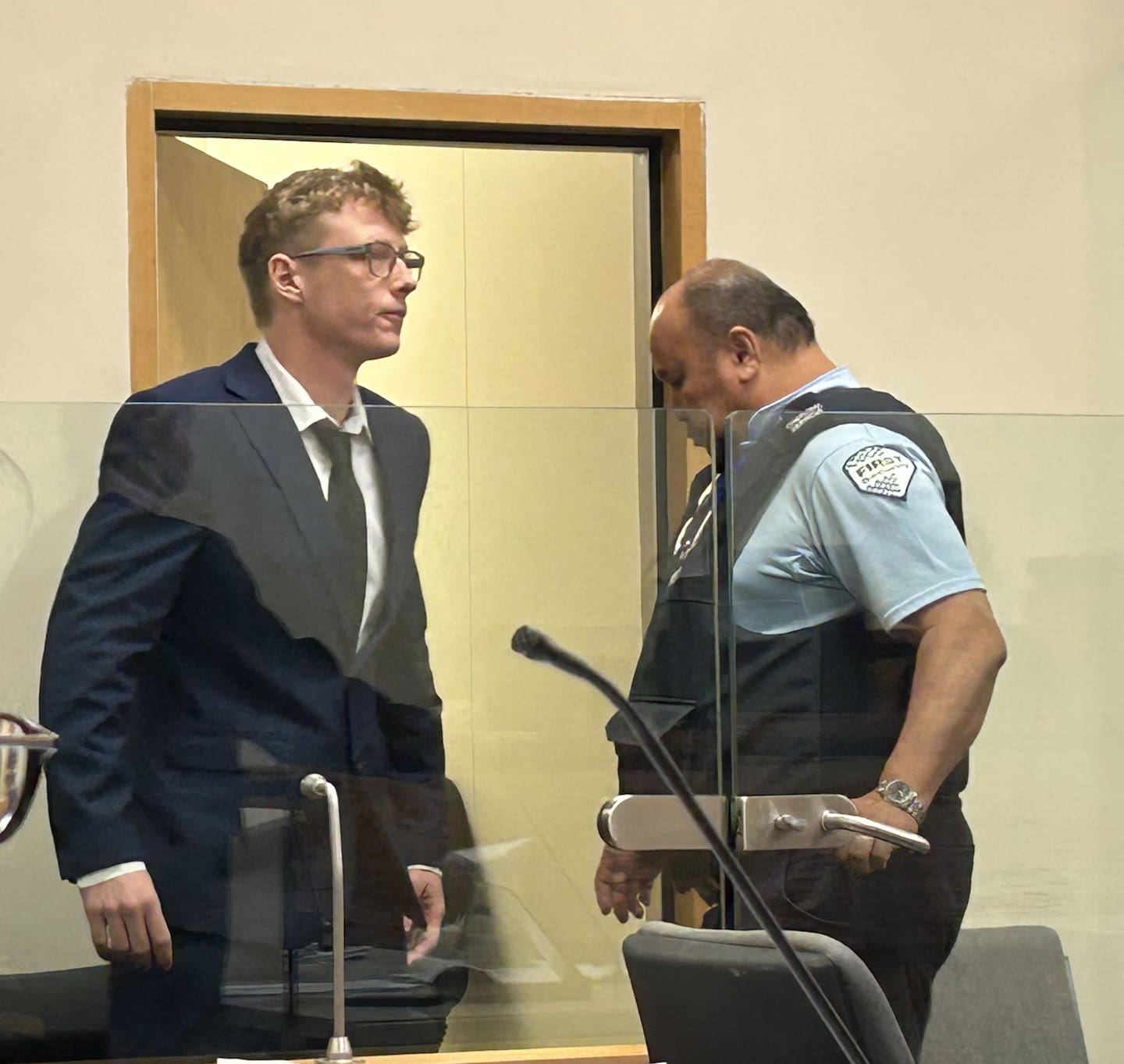 Part-time caregiver Zeak Smith appears in Auckland District Court for sentencing after his guilty plea to having sexually abused an intellectually disabled teen. Photo / Craig Kapitan