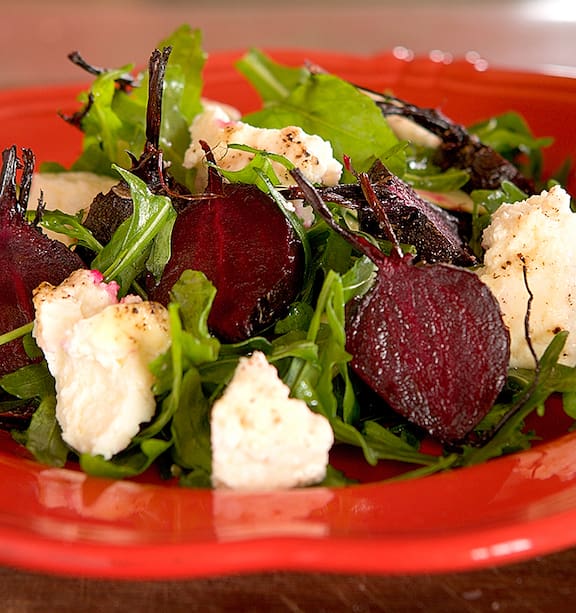 Baked ricotta and baby beetroot salad NZ Herald - Main Image