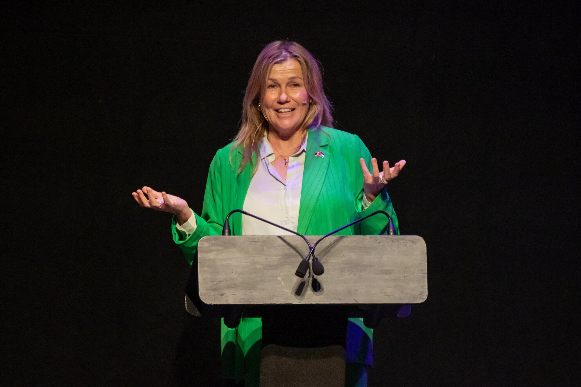  Actress Robyn Malcolm was a keynote speaker at the Business Women’s Network Speaker Series event. Photo / Tauranga Business Chamber