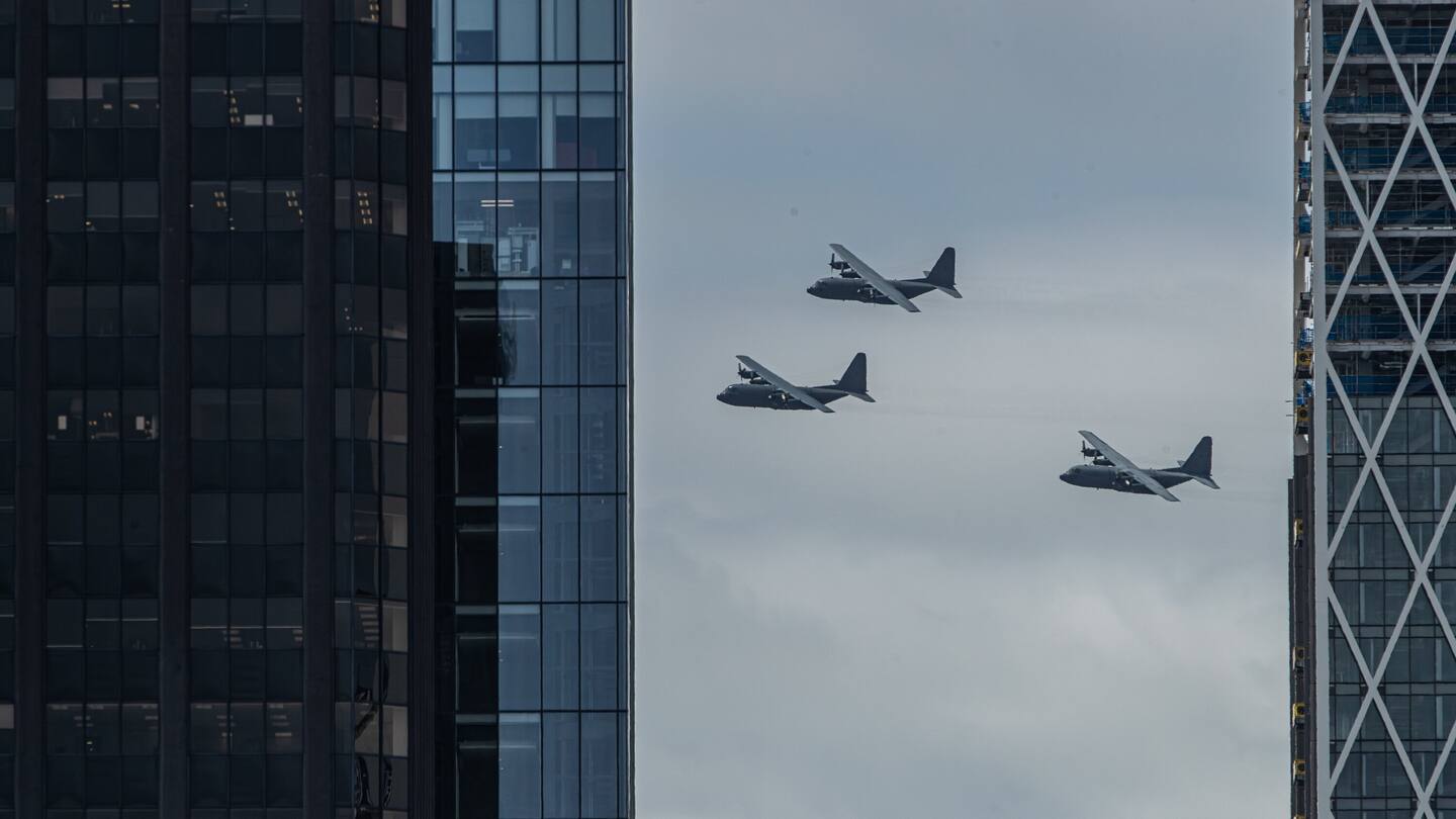 The planes are being replaced by modern, larger C-130J aircraft. Photo / Jason Dorday