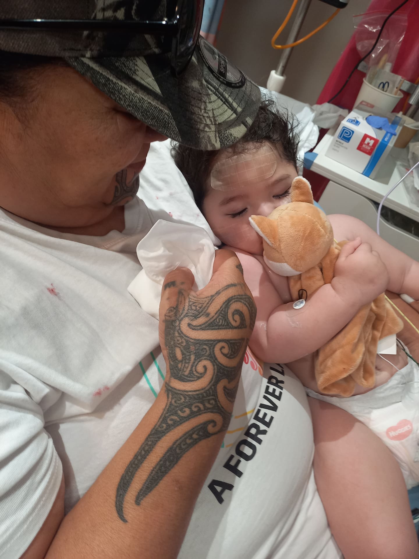 Mum Angelica Poharama with her daughter Katana Morunga. Photo / Supplied