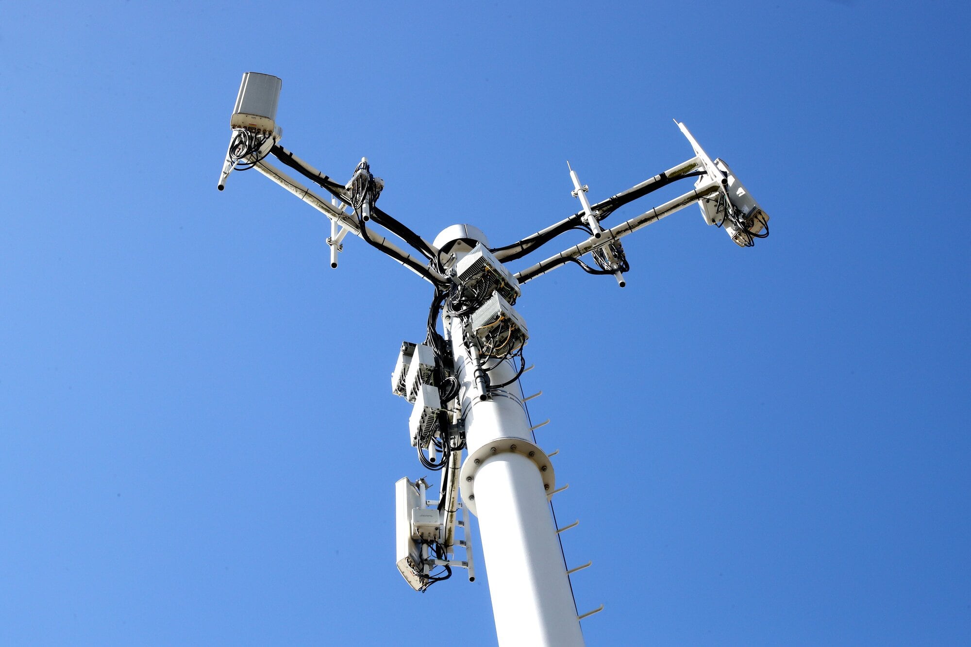 5G cell phone tower. 