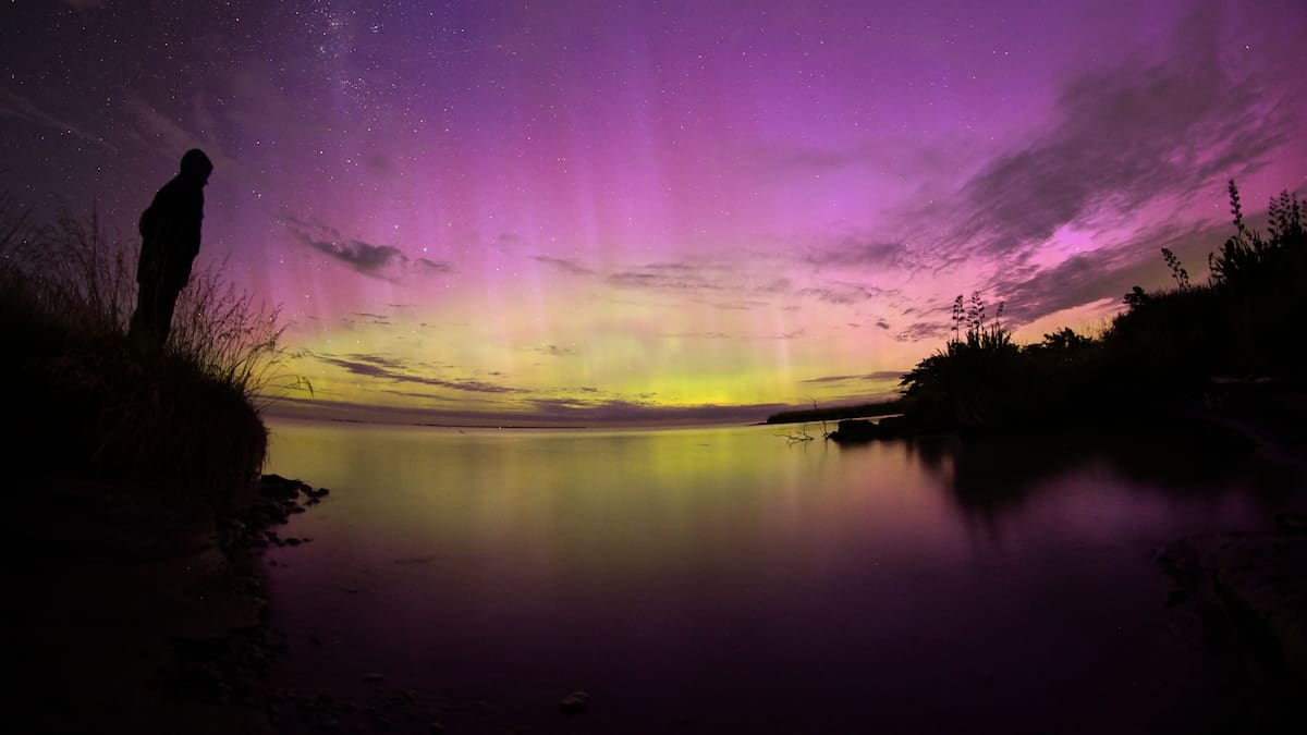 Massive solar storm fires up aurora in New Zealand skies