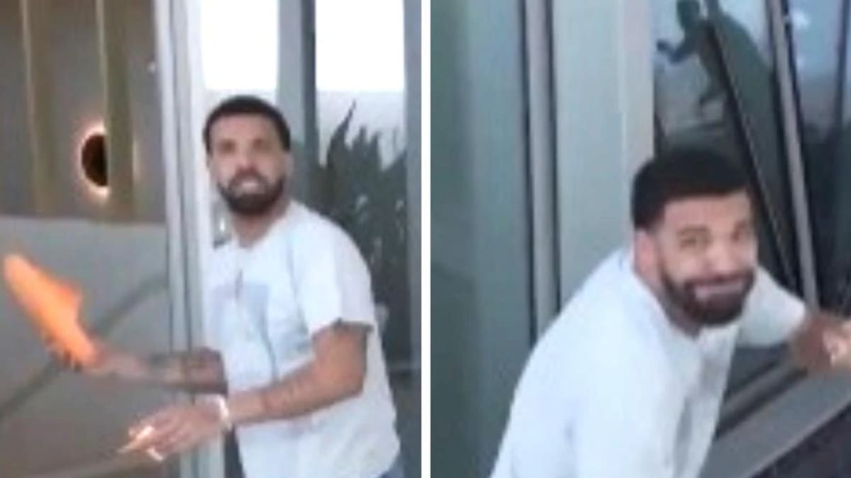 Watch: Drone video of Drake in hotel room called out by fans Watch: Drone video of Drake in hotel room called out by fans