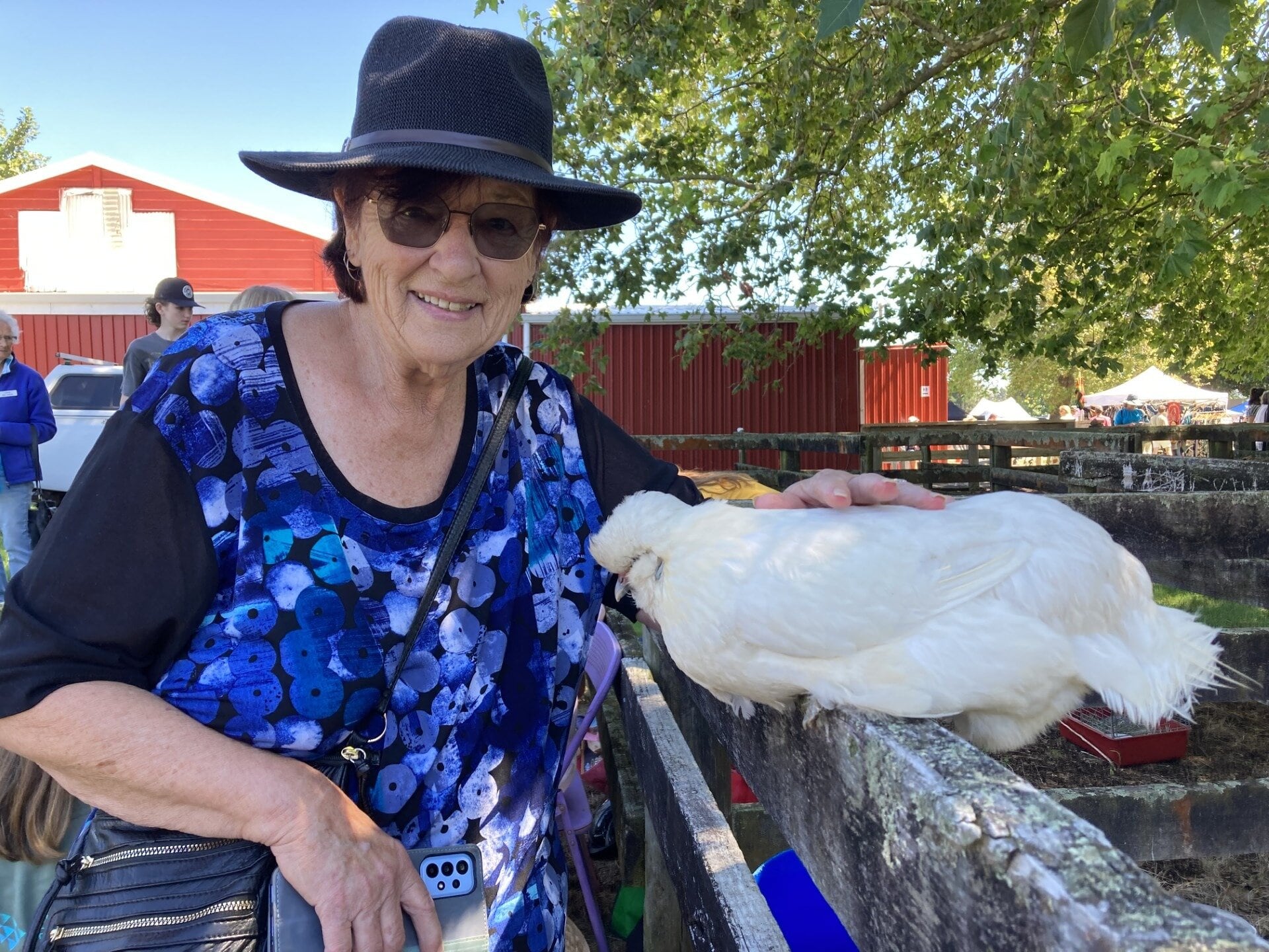  Cherie Marshall enjoying the country fun at the 100th Katikati A&P Show. Photo / Merle Cave