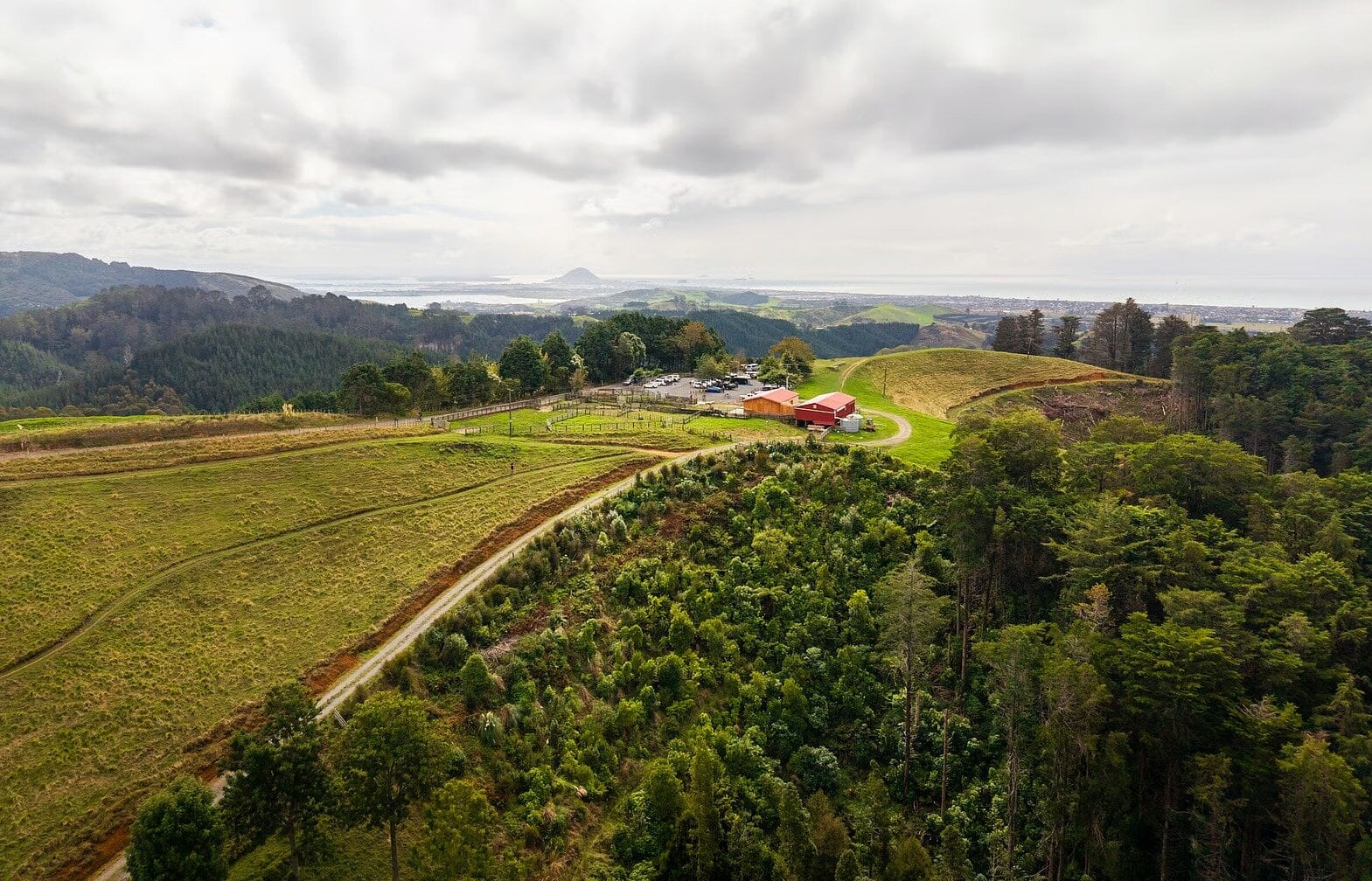  Aerial view of Summerhill. Photo / Supplied