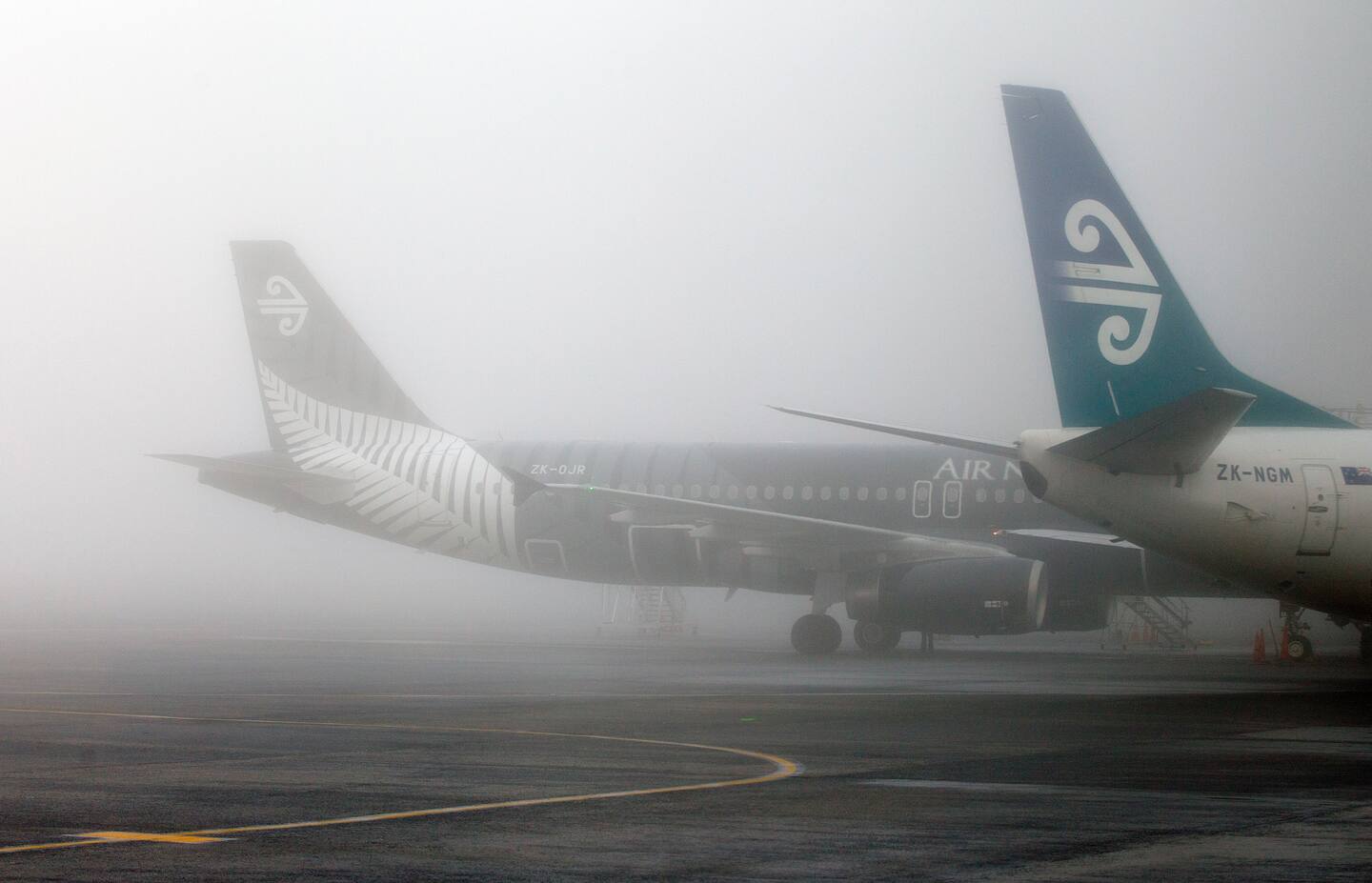 Fog has disrupted dozens of flights at Christchurch and Dunedin airports today. Photo / Sarah Ivey