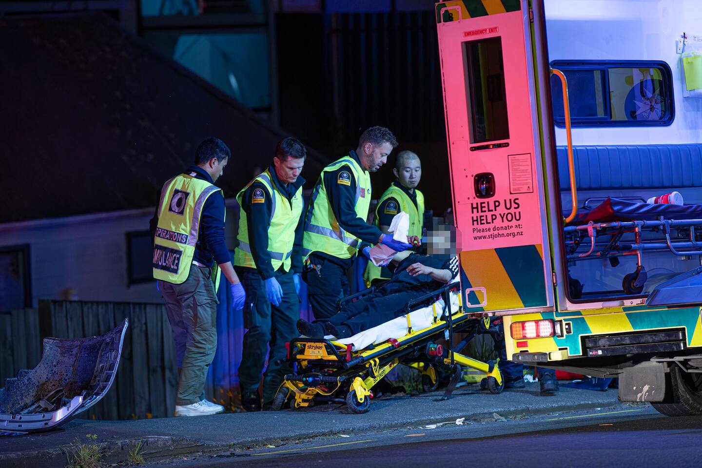 A vehicle allegedly fleeing police was found shortly after crashed on Penrose Rd.