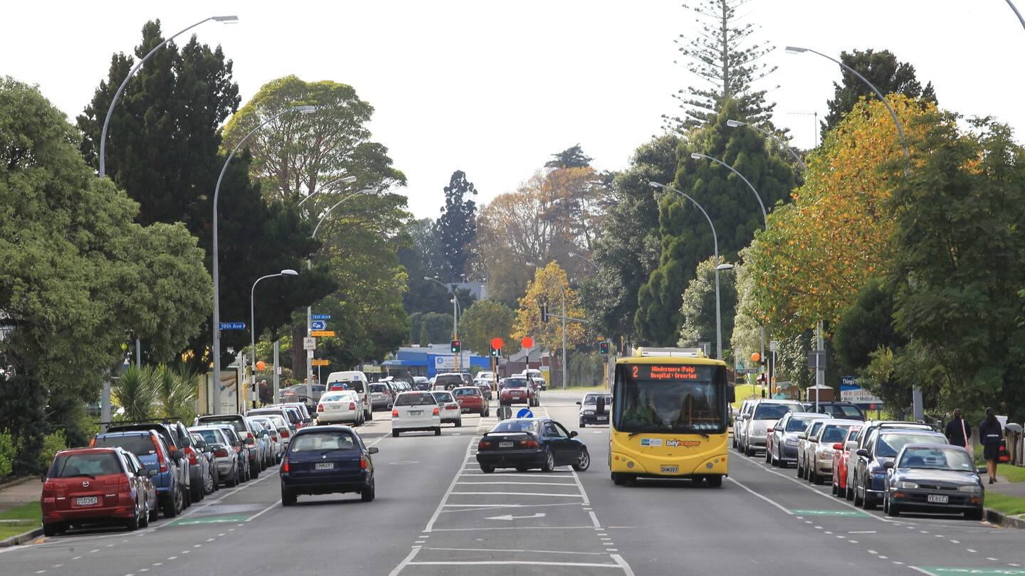 Funding to upgrade Cameron Rd in Tauranga has been declined by the NZTA. Photo / John Borren