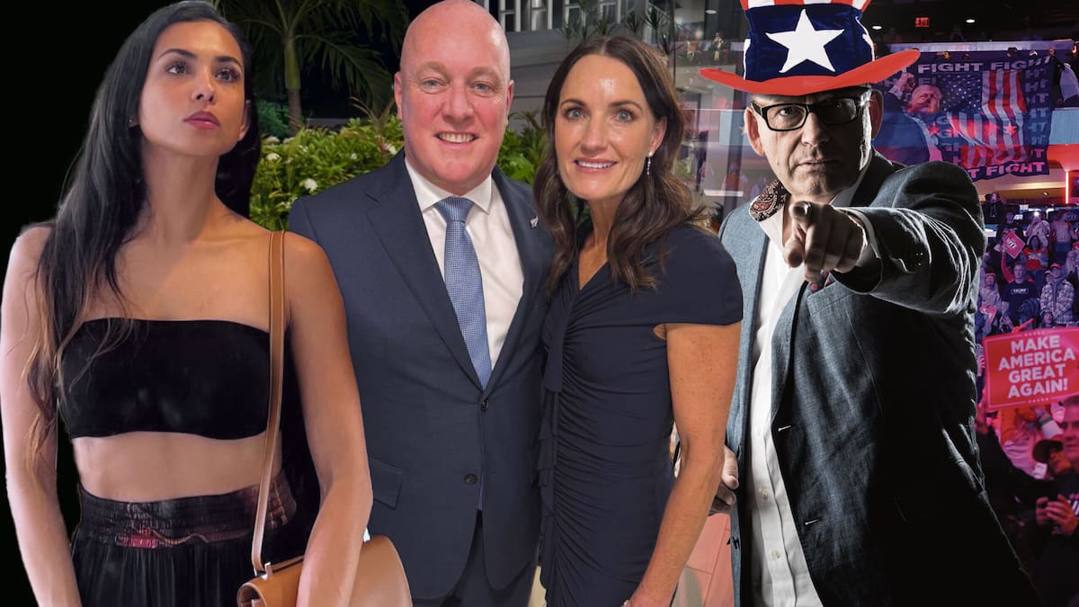 Society Insider: Amanda Luxon’s Samoa wardrobe; Mona Dotcom’s new man; Paul Henry’s rich list US election party