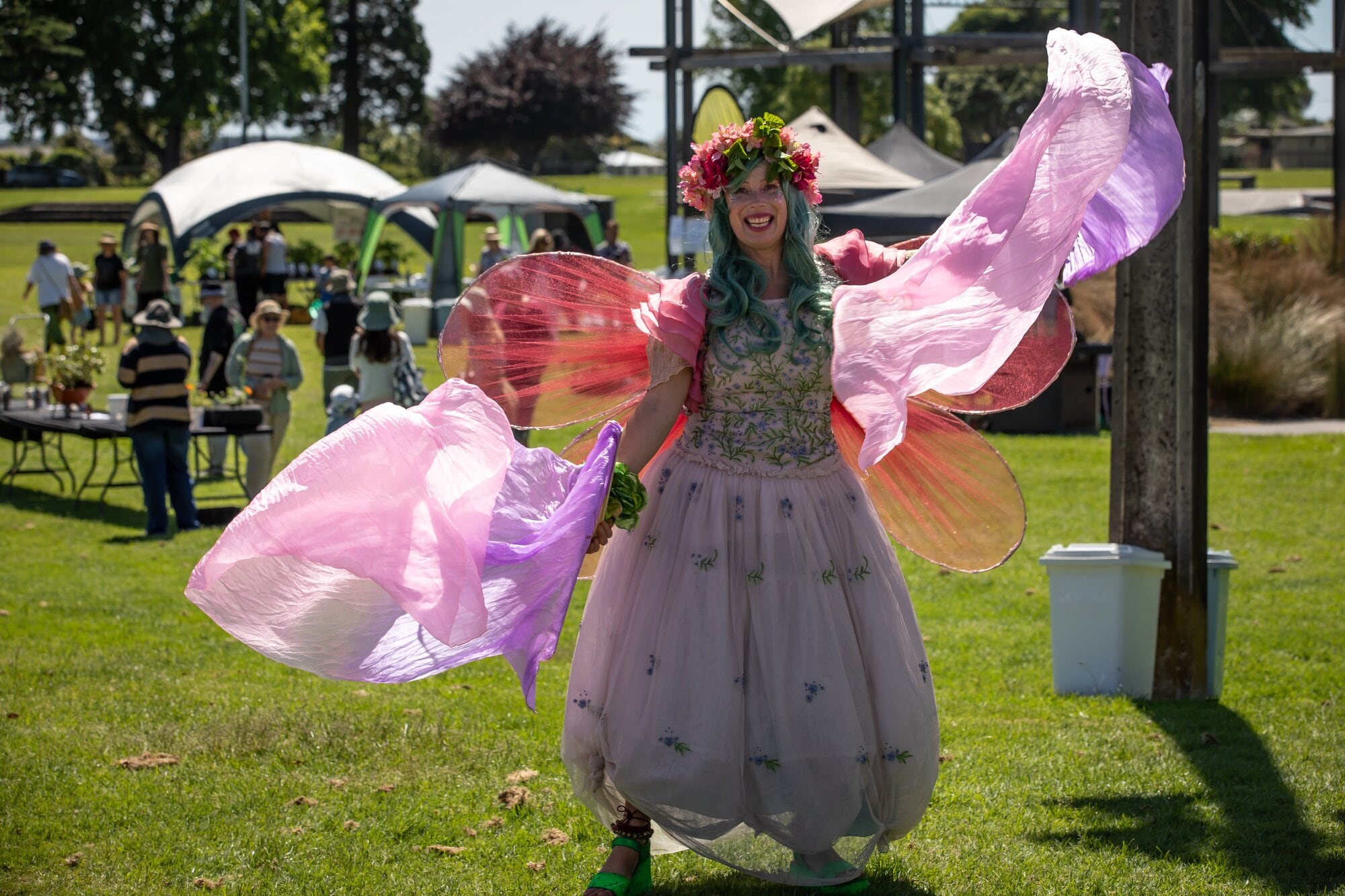  The Flower Fairy, aka Milly Bea. Photo / Stephen Fawcett, The Vector Group