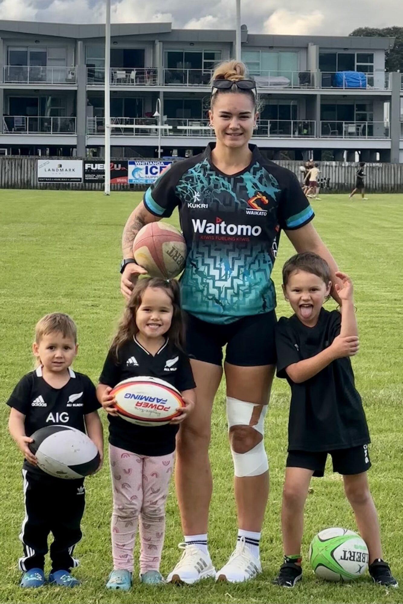  Grace Ngataua, a 24-year-old solo mother of three, is blazing a remarkable trail through the rugby fields of Coromandel.