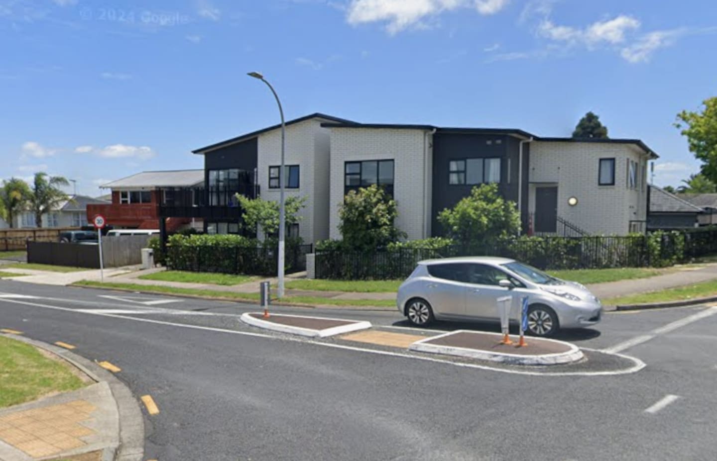The crash was on the corner of Hokianga St and Portage Rd, about 1km from Aorere College in MÄngere. Photo / Google Maps