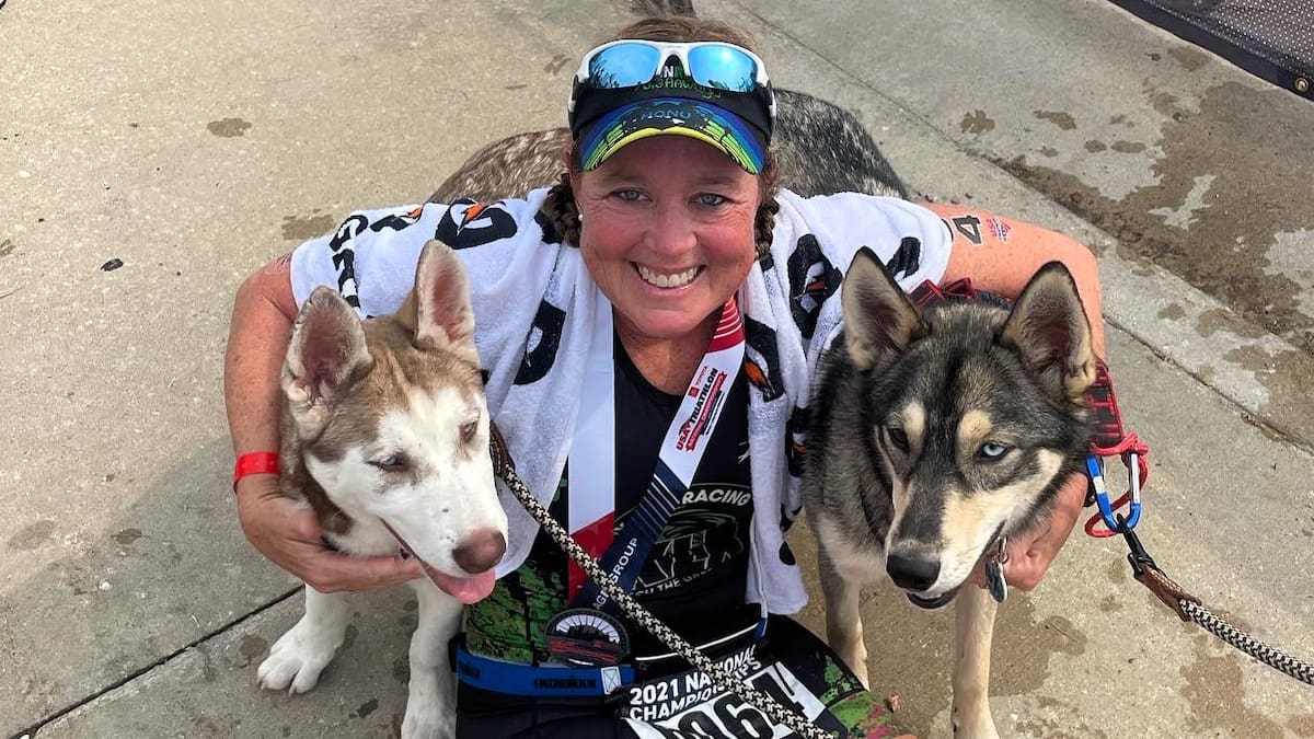 She’s completed 99 Ironman races. Her motivation? Patting dogs mid-race She’s completed 99 Ironman races. Her motivation? Patting dogs mid-race