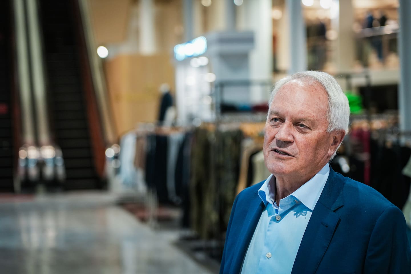 Smith & Caughey's chairman Tony Caughey in the company's flagship Queen St store in Auckland.