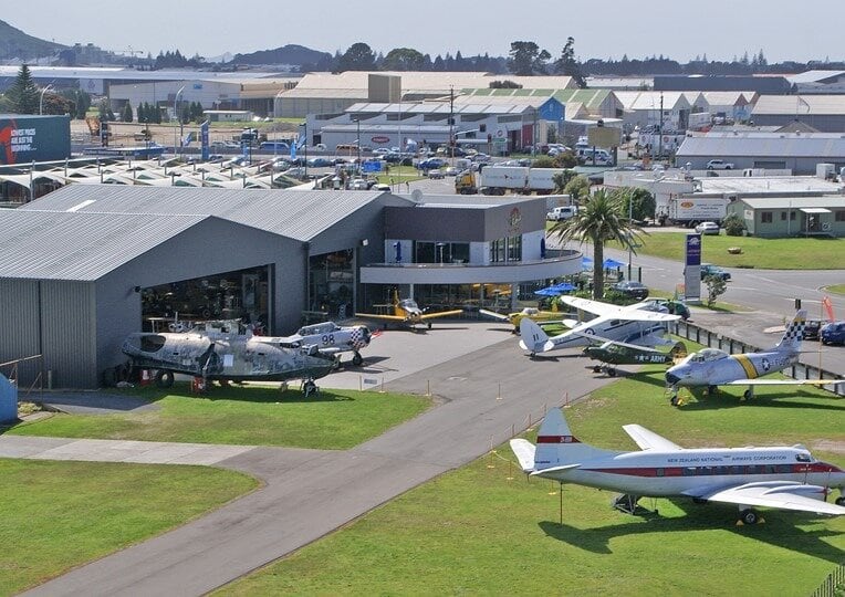  The early days of the Classic Flyers aircraft museum. Photo / supplied