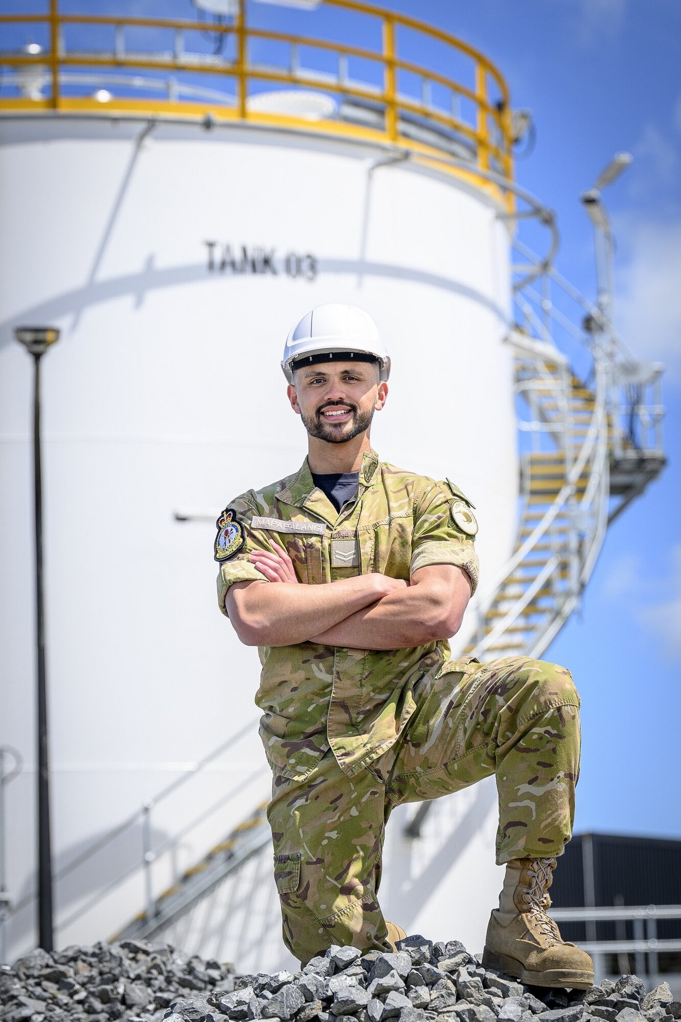 Corporal Atelea Mapapalangi hails from Rotorua and says whānau connections to the military inspired him to join the RNZAF. Photo / NZDF