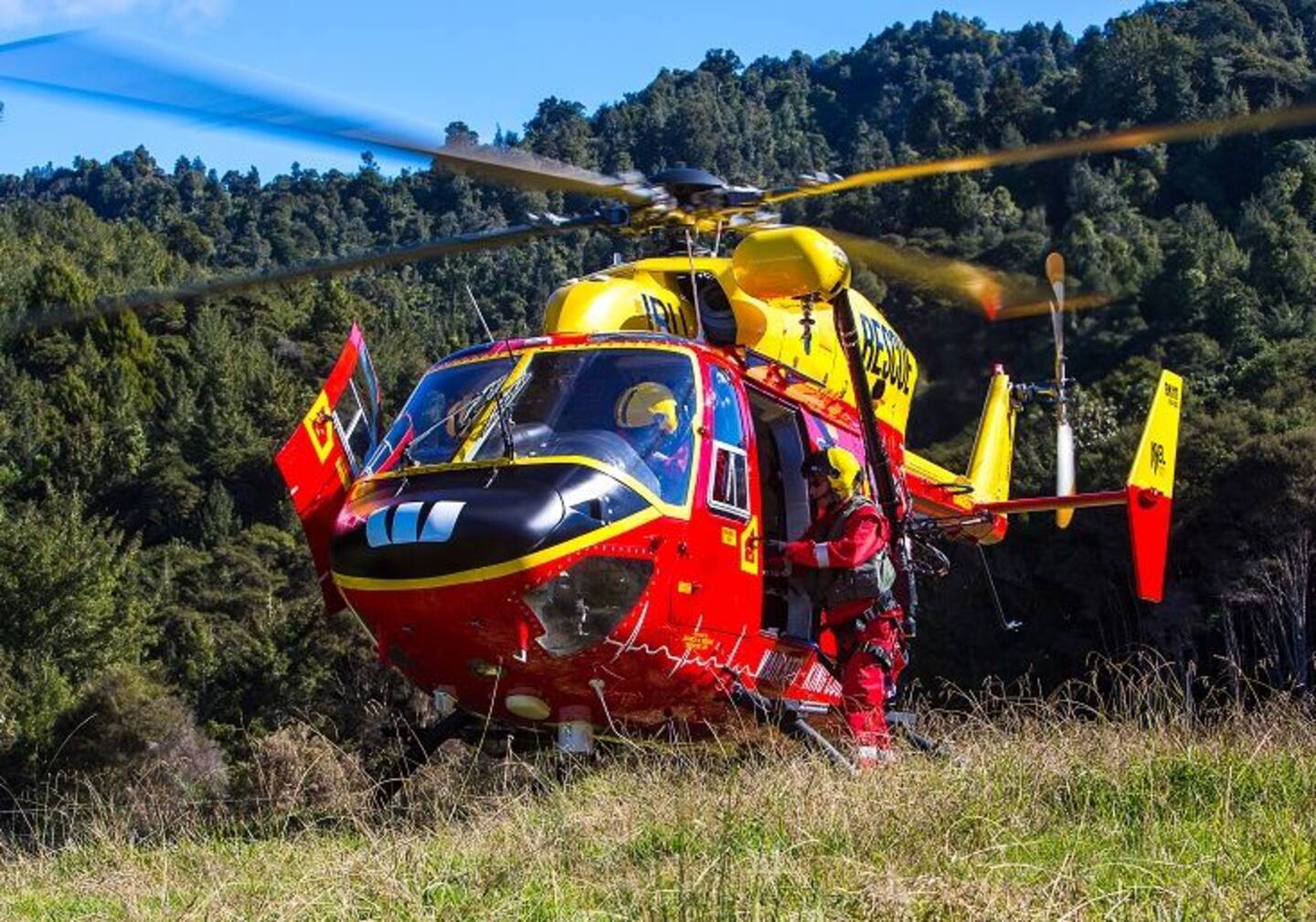 The woman was seriously injured and transferred from Tairua to Waikato Hospital by the Westpac Rescue Helicopter.
