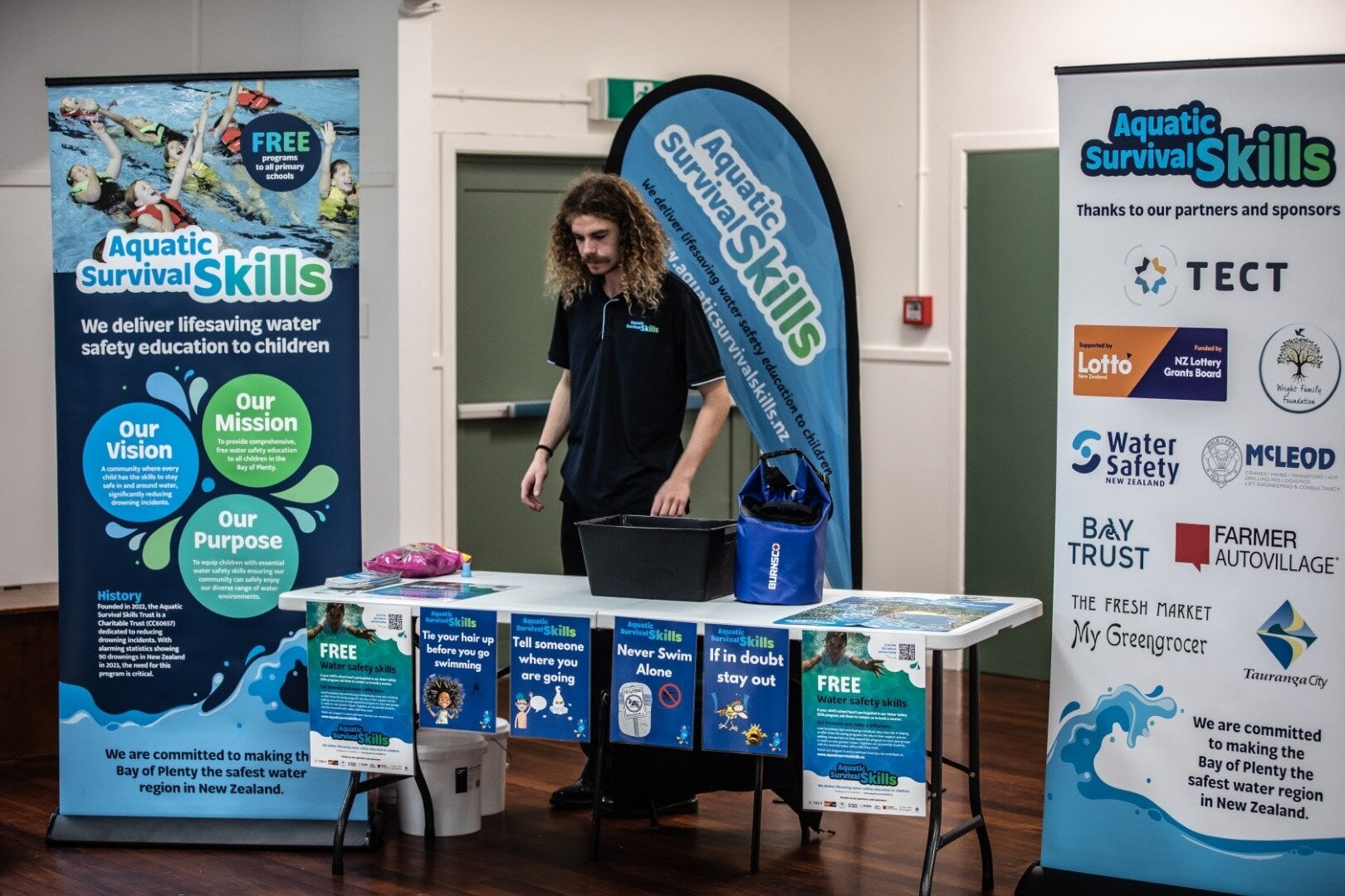  Aquatic Survival Skills will be among the exhibitors at tomorrow’s Sirens and Services event in Te Puke. Photo / Supplied