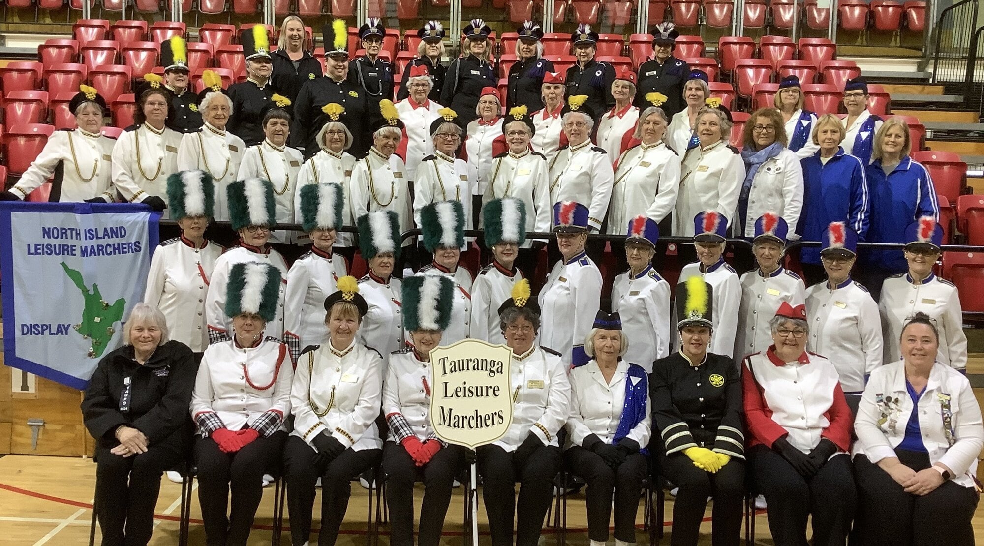  The Tauranga Combined Leisure Marchers, made up of six teams. Photo / Supplied.