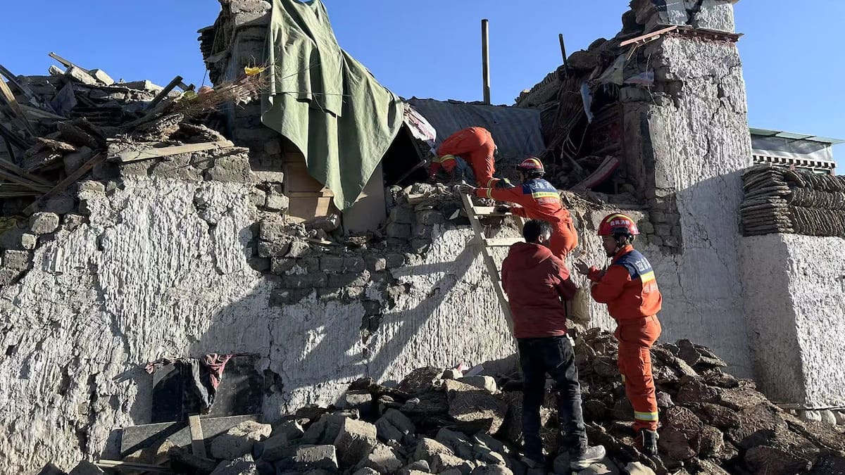 Quake in China’s Tibet kills 53 with tremors felt in Nepal, India Quake in China’s Tibet kills 53 with tremors felt in Nepal, India