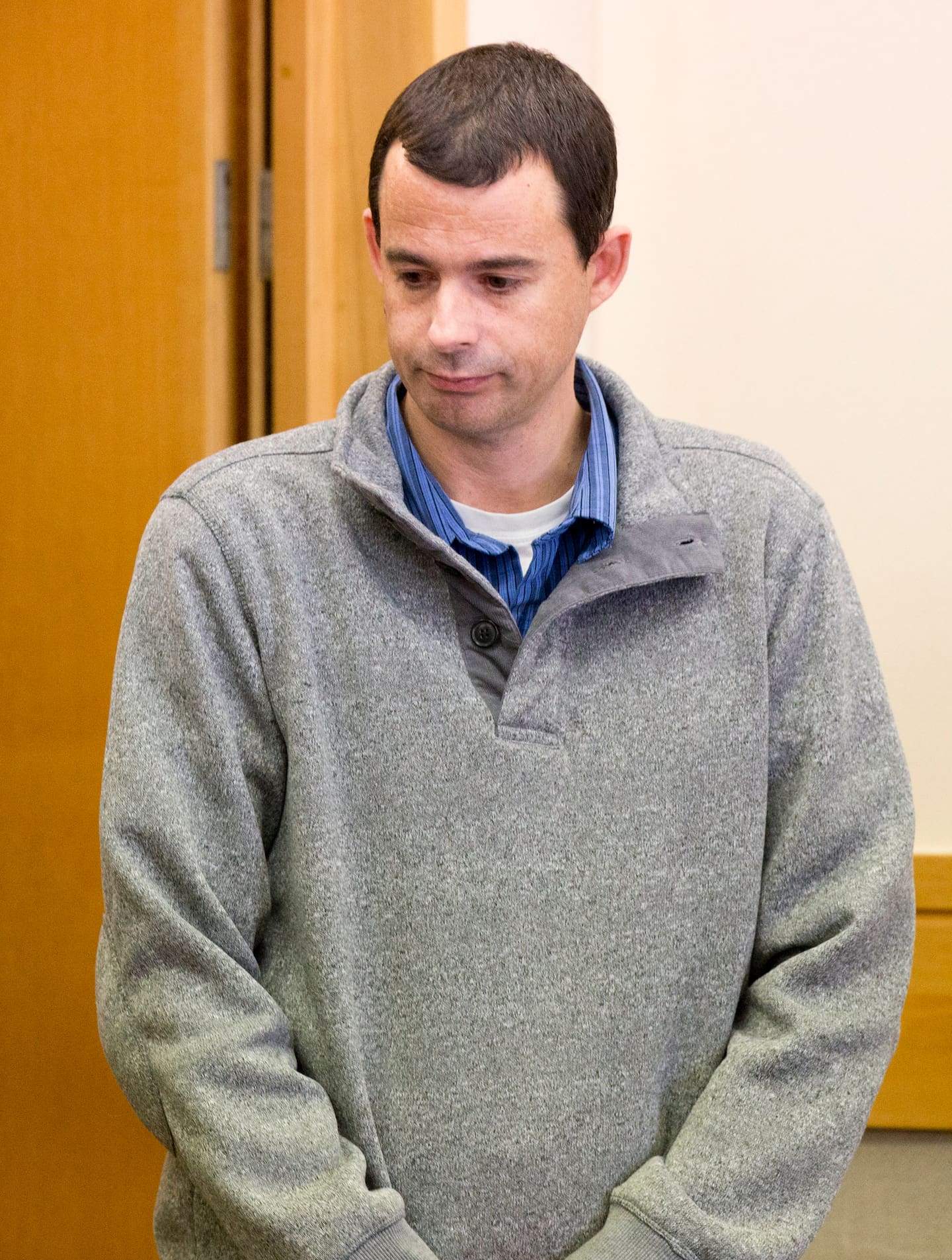 School teacher James Parker appears for sentencing at Whangārei Court. Photo / NZH