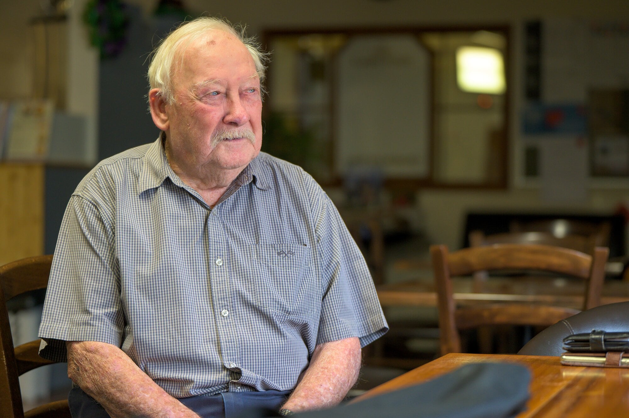  Former RSA Tauranga president Fred Milligan.