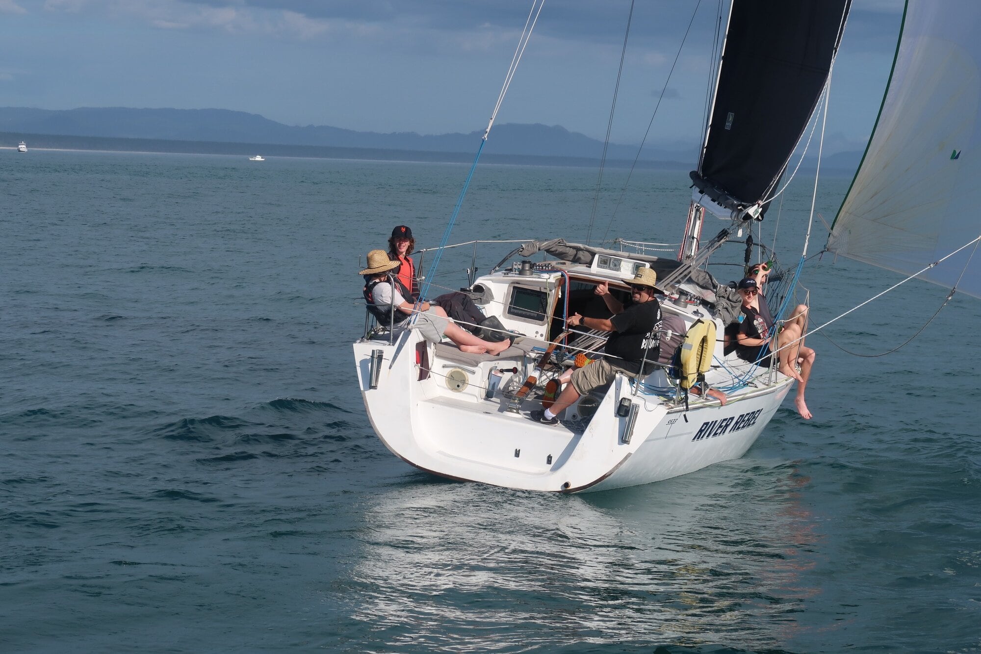  River Rebel on Tauranga Harbour. 