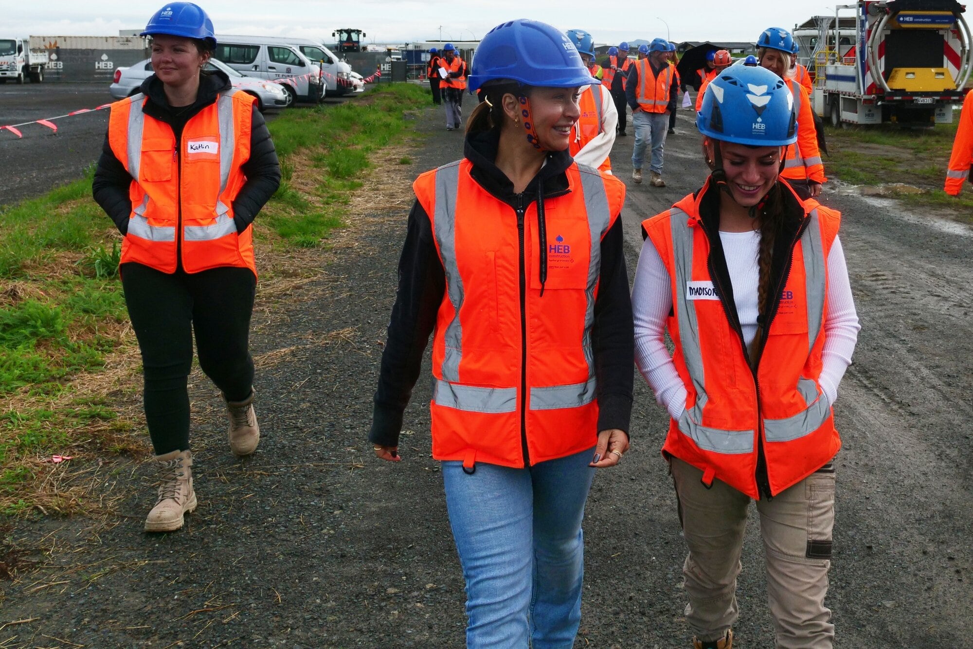 Despite women making up only 18% of all employees at HEB Construction, nearly 40% of all staff at the Pāpāmoa office are women. Photo / Tom Eley