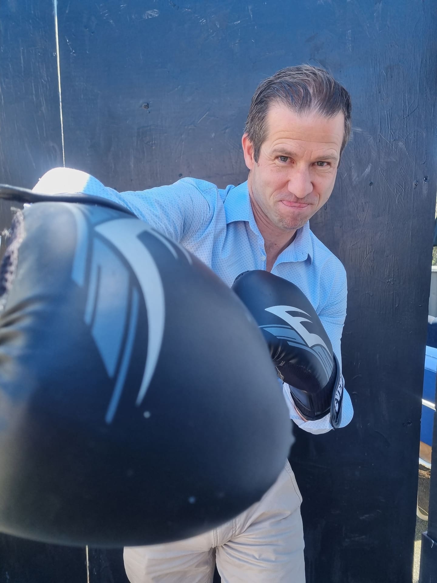 National MP and Building and Construction Minister Chris Penk will take part in a boxing match at the Original Kaipara Tavern. Photo / Supplied