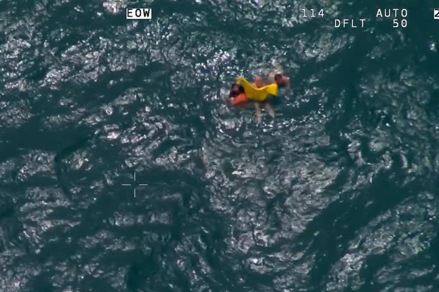 Watch: Three rescued from ocean near Tolaga Bay