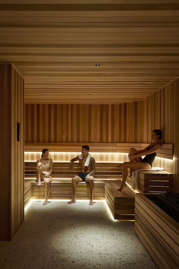 The deluxe Aurora Spa and Bathhouse retreat in Intercontinental Sorrento. Photo / Supplied