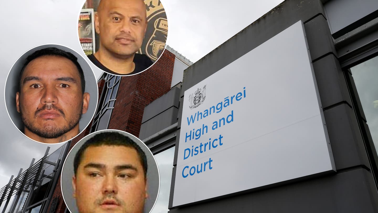 From top to bottom: Herbert Rata, Patariki Apiata, Kauri Kerr and Glenn Cook (not pictured) have been sentenced for their roles in Operation Freya.