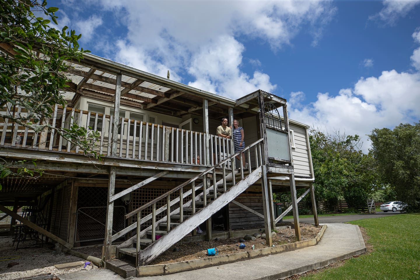 Brendon and Steph Deacon have moved out of their home following an exhausting battle with Auckland Council. Photo / Hayden Woodward