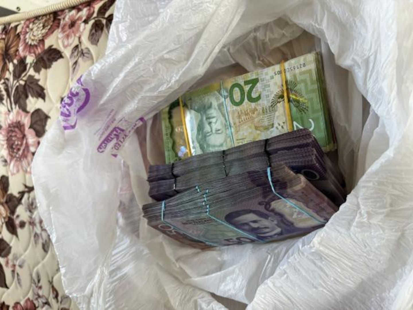 Approximately $50,000 of cash was seized after police with warrants carried out searches in the Bay of Plenty and Tokoroa.