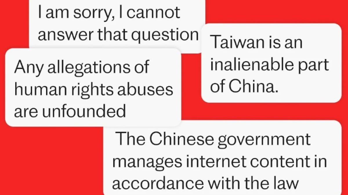 Chinese AI has sparked a US trillion panic – and it doesn’t care about free speech Chinese AI has sparked a US trillion panic – and it doesn’t care about free speech