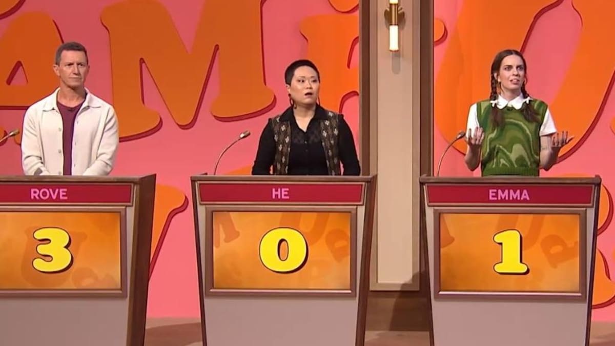 ‘Pull your frickin’ head in’: Host reacts to quiz show interruption ‘Pull your frickin’ head in’: Host reacts to quiz show interruption